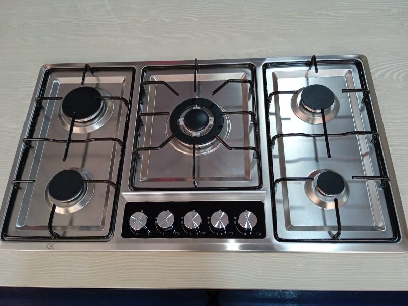 Stainless steel hob